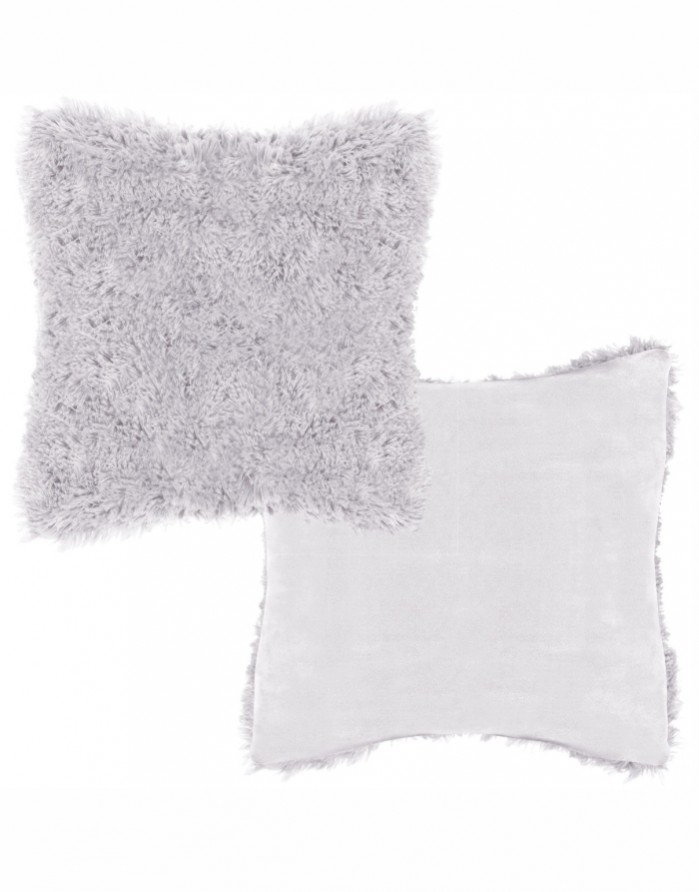 Pagalvėlės užvalkalas "Puffi Shaggy Grey" 40x40 cm