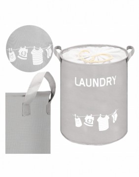 Daiktų Laikymo Krepšys "Laundry Grey"