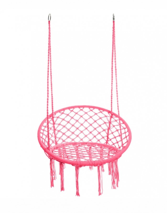 Pakabinamas Krėslas "Boho Pink"