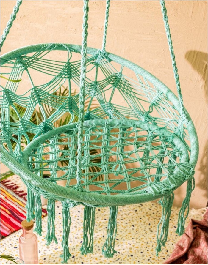 Pakabinamas Krėslas "Boho Mint"