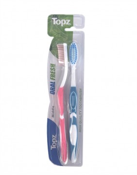 Toothbrush "Topz" Middle 2 pcs
