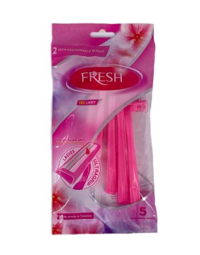 Vienreizējās lietošanas sieviešu skuveklis "Ladies Ultragrip Fresh" 5 gab