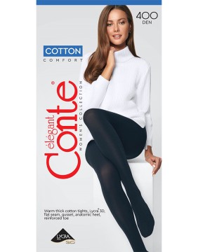 Sieviešu zeķubikses "Cotton" 400 Den
