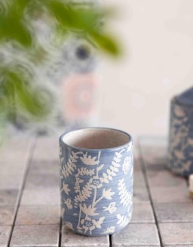 Bathroom cup "Mirable Blue"
