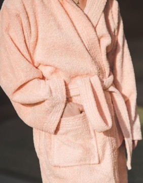Bathrobe "Peach"