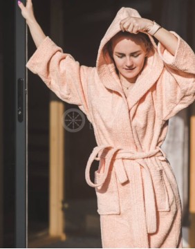Bathrobe "Peach"