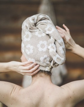 Cotton Towel - Hood "Flower"