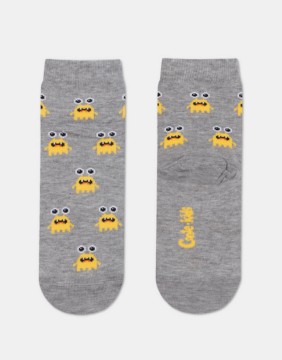Children's socks "Microbe Grey"