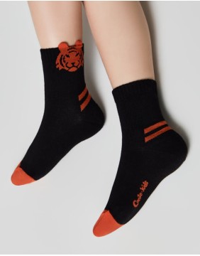 Children's socks "Leo Orange"