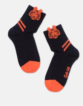 Children's socks "Leo Orange"