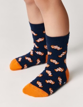Children's socks "Fish Blue"