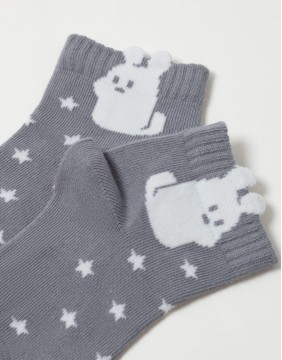 Children's socks "Bunny Grey"