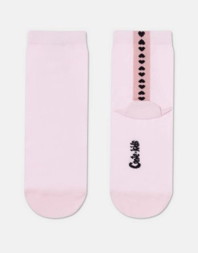 Children's socks "Heart Line Pink"