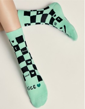 Children's socks "Nice Green"