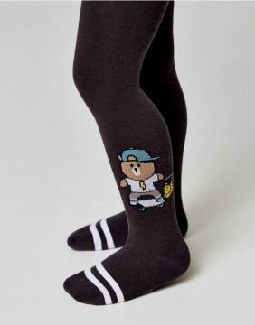 Tights for children ''Teddy Brown"
