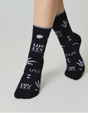 Women's socks "Lovely Black"