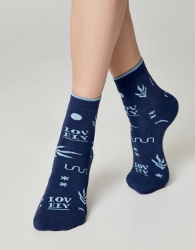 Women's socks "Lovely Blue"