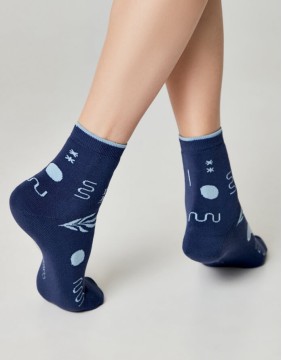Women's socks "Lovely Blue"