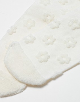Women's Socks "Flower Milky"