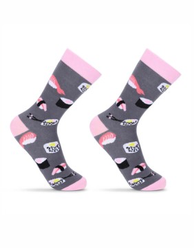 Women's socks "Sushi Grey"