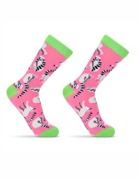 Sieviešu zeķes "Lemur Pinky"