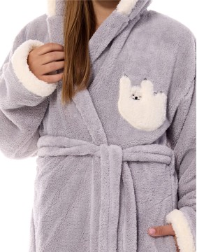 Bathrobe "Lazy Grey"