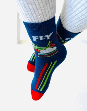 Children's socks "Race Blue"