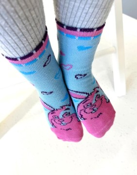 Children's socks "Rabit Blue"