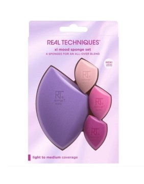 Makiažo kempinėlių rinkinys "RT XL Mood Sponge Set Violet" 4 vnt
