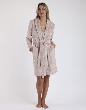 Chalatas "Dots Lace Piedra"