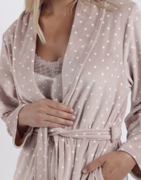 Chalatas "Dots Lace Piedra"
