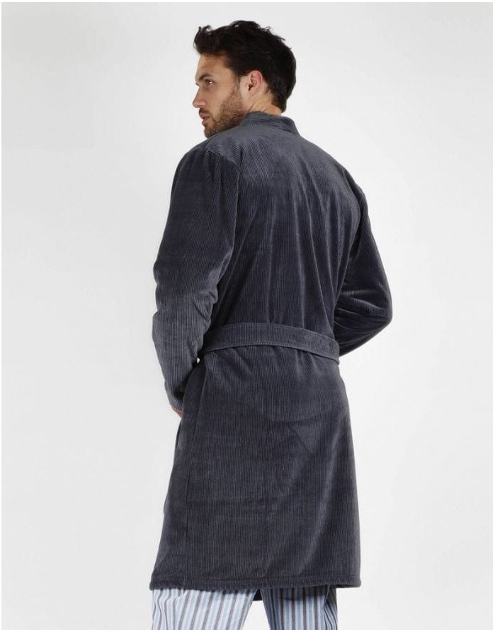 Chalatas "Classic Ribs Navy"