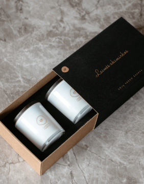 PREMIUM Подарочный набор "Laimingos akimirkos" White