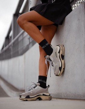 Moteriškos kojinės "90's Baby" Black