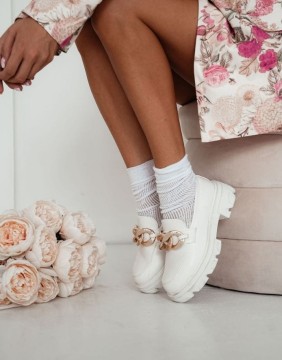 Moteriškos kojinės "CC Socks" White