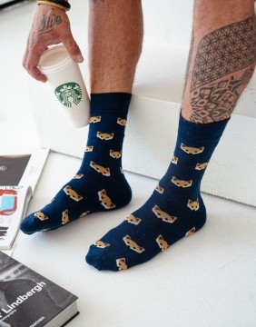 Vyriškos kojinės "Fox Head" Navy Blue