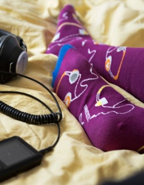 Unisex Kojinės "Headphones"