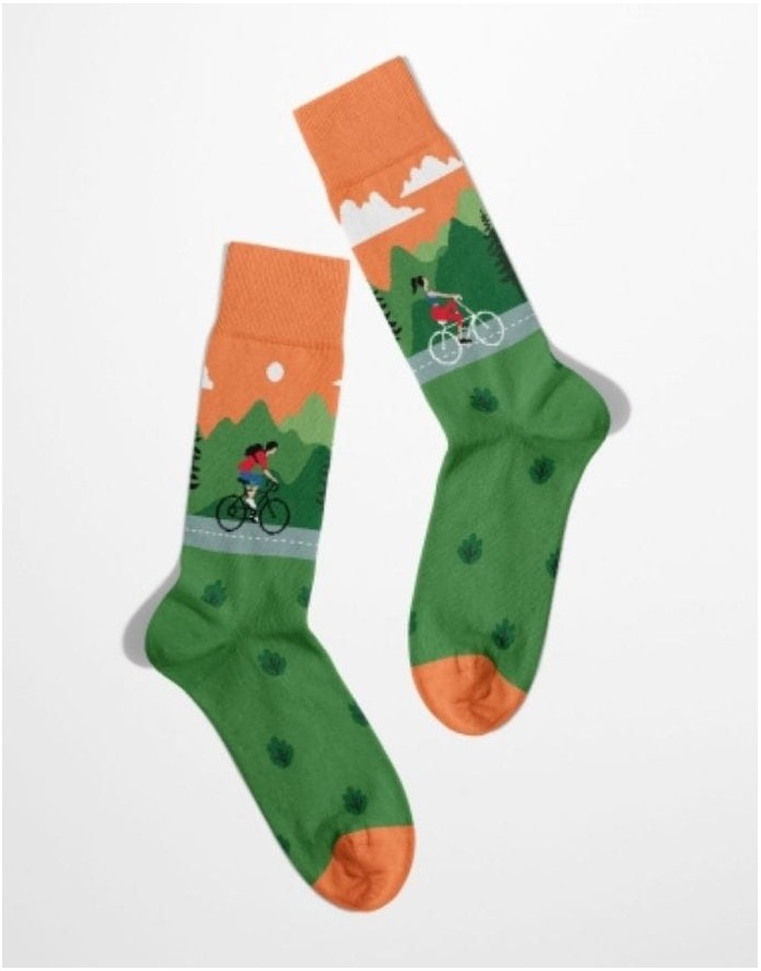 Unisex Kojinės "Bike Ride"