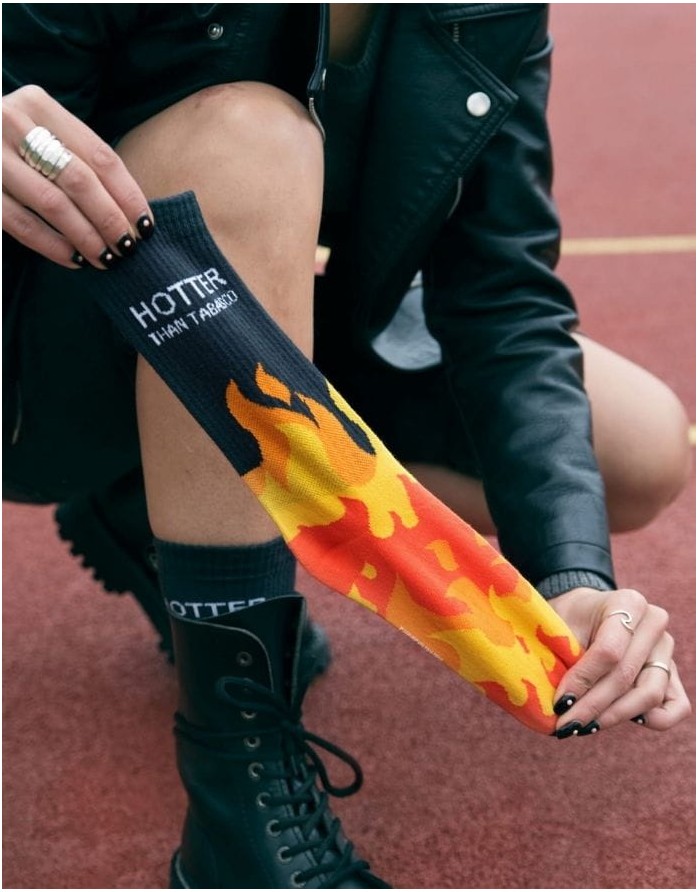 Unisex Kojinės "Hotter than Tabasco"