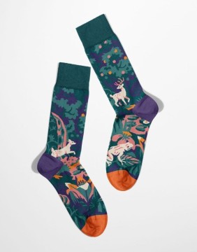 Unisex Kojinės "Magic Forest Deers"