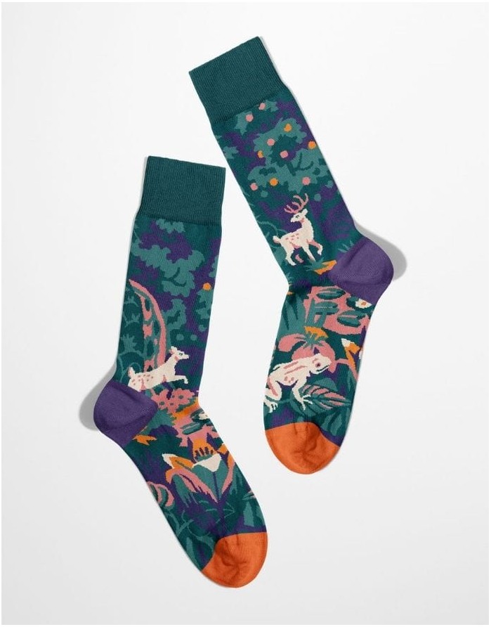 Unisex Kojinės "Magic Forest Deers"