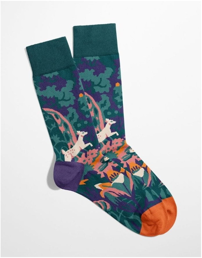 Unisex Kojinės "Magic Forest Deers"
