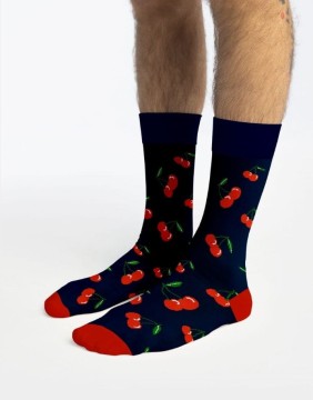 Unisex Kojinės "Cherry Navy"