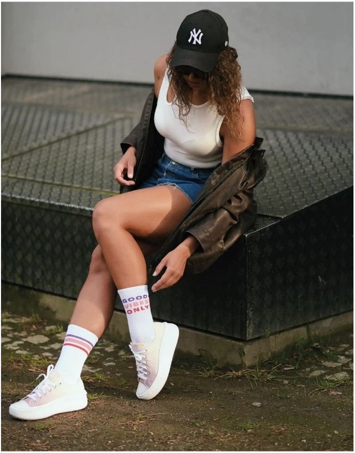 Unisex Kojinės "Good Vibes Only"