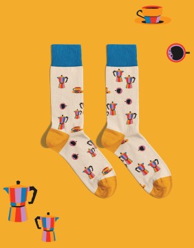 Unisex zeķes "Coffee Lover"