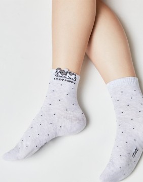 Women's socks "Lazy Puppy"