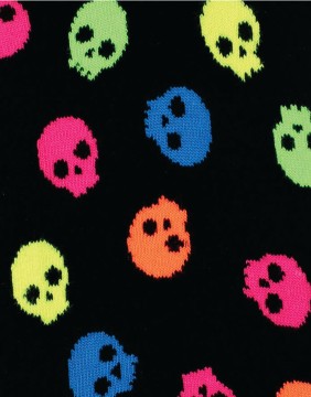 Vīriešu zeķes "Neon Skulls"