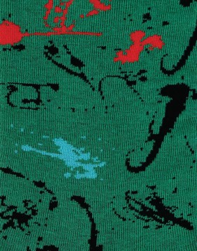 Men's socks "Splash Green"