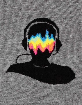 Men's socks "Headphones"