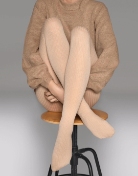 Zeķubikses "Cashmere D09 Sand" 80 Den
